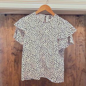 Dalmation print blouse